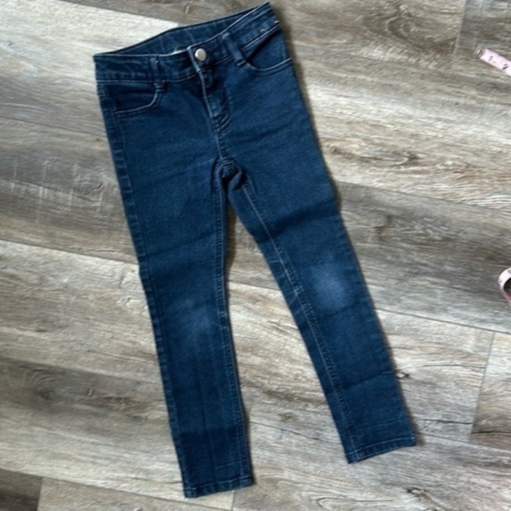 Gymboree jeans girls size 6 blue denim adjustable waist